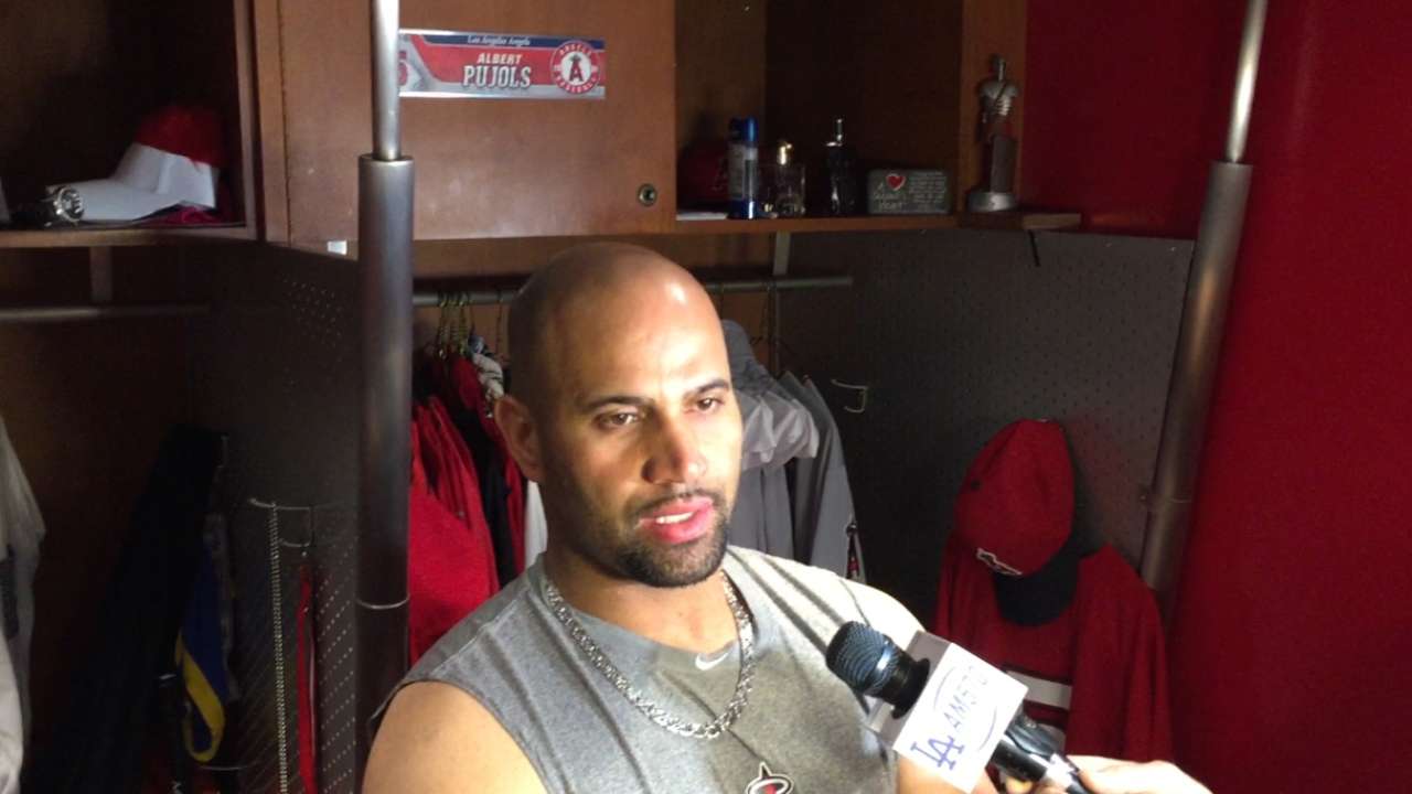 Pujols on his two homers, win