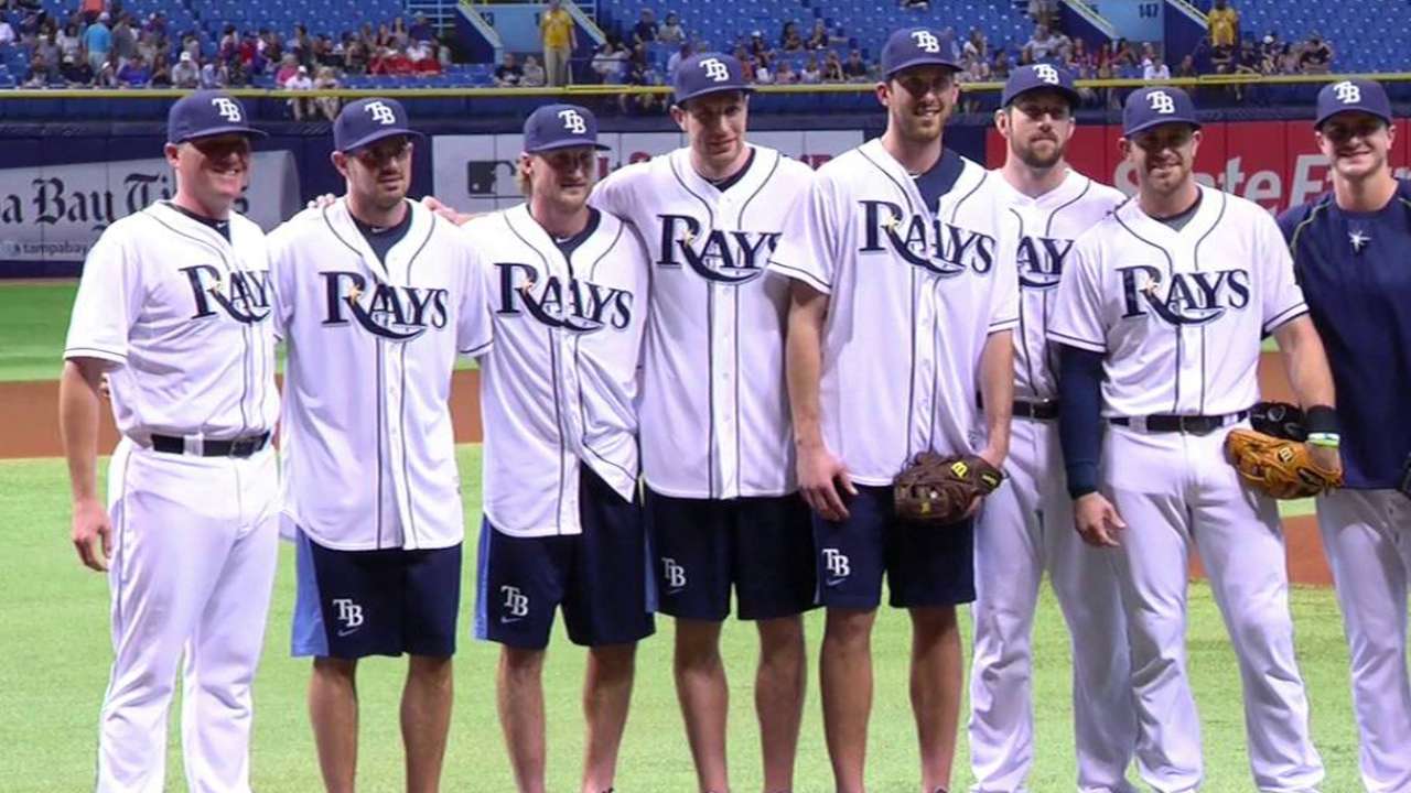 Lightning strikes: Rays host NHL team