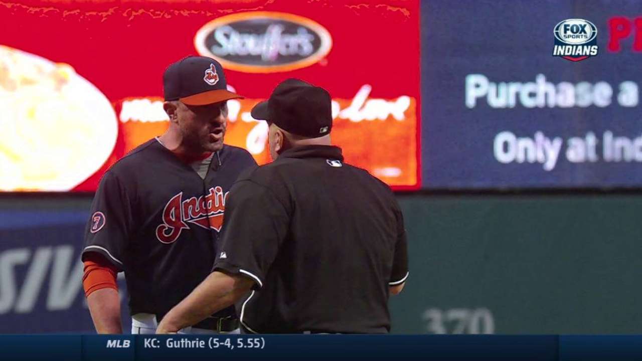 Callaway gets tossed