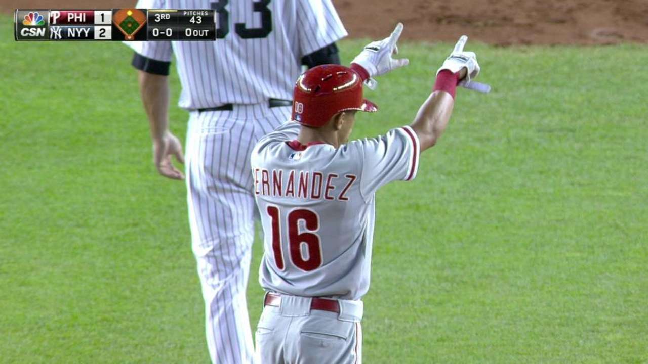 Hernandez's RBI double