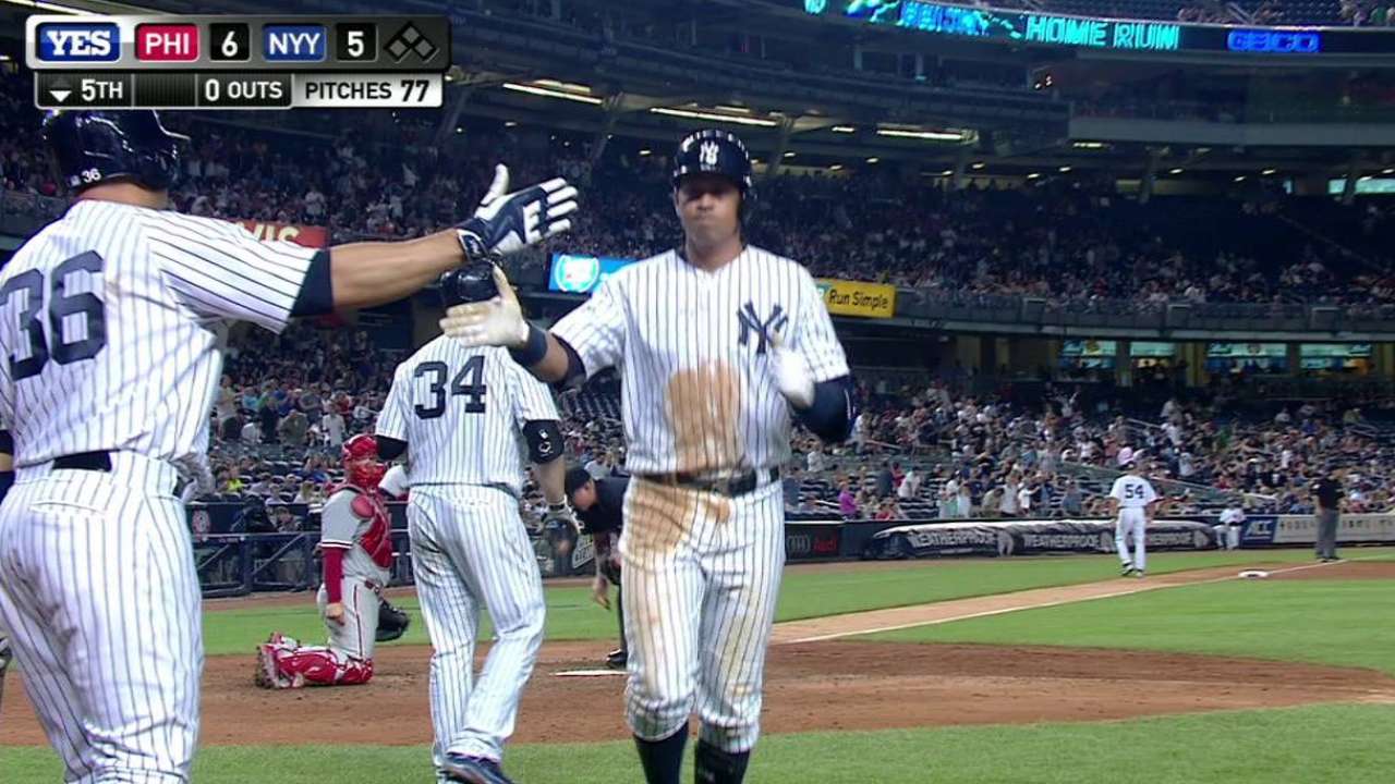 A-Rod's back-to-back home run