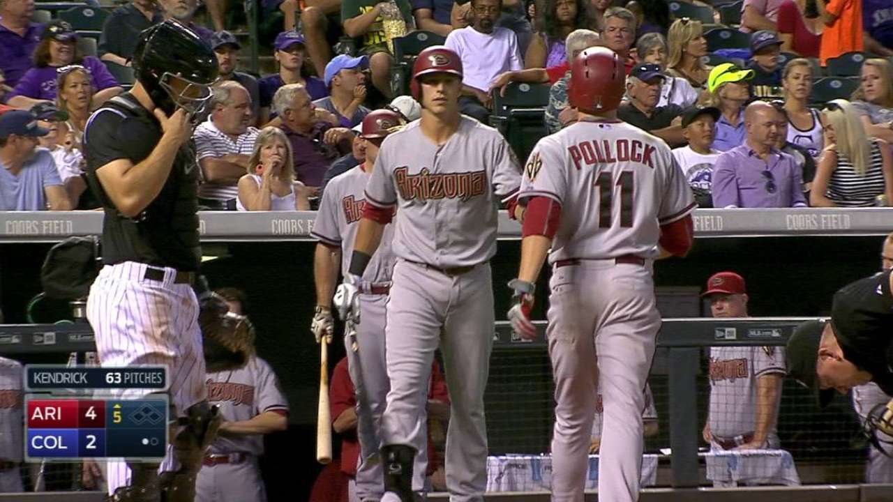 Pollock's solo home run