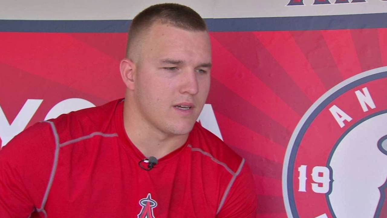 Trout talks Correa