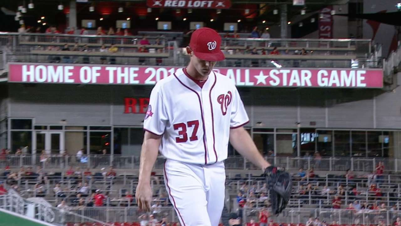 Strasburg goes five scoreless