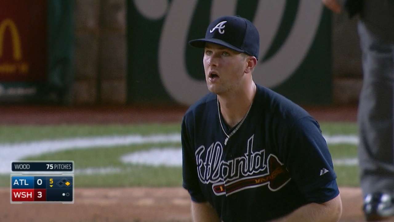 Wood's seven strong frames