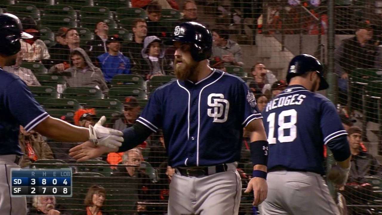 Amarista's go-ahead single