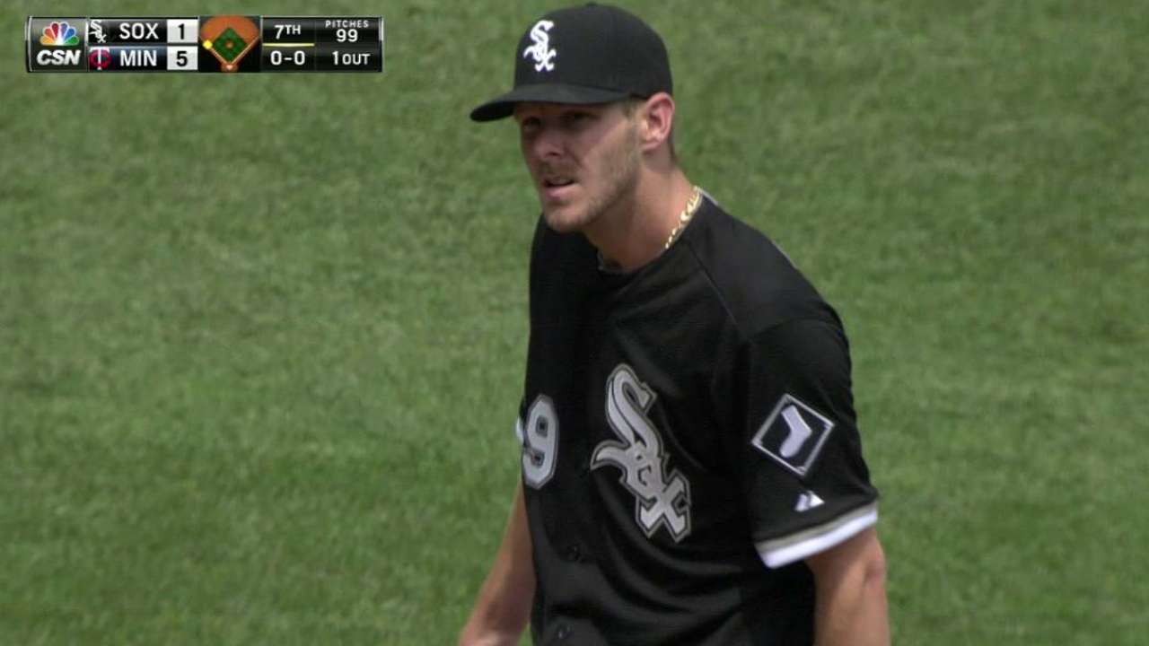 Sale's 10th strikeout