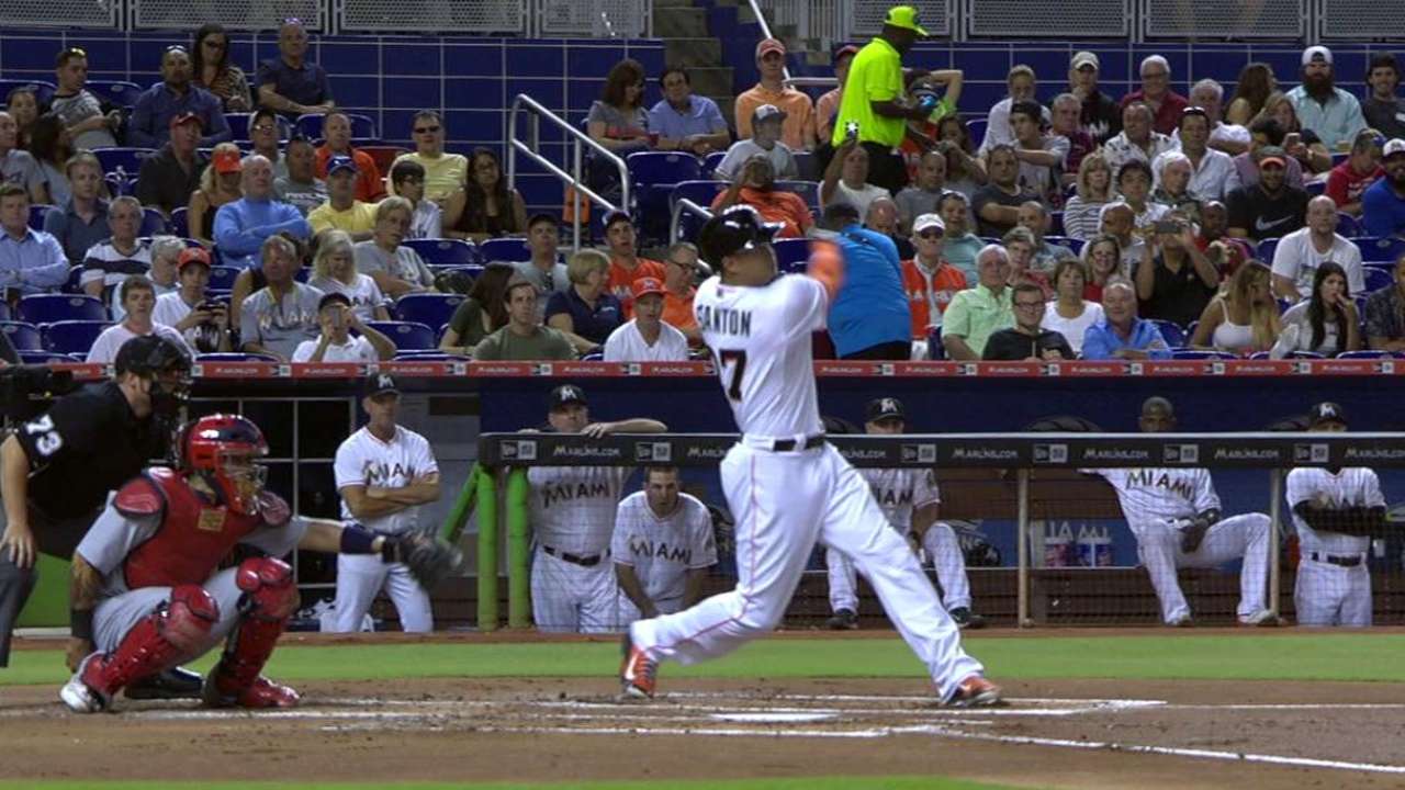 Stanton's solo home run