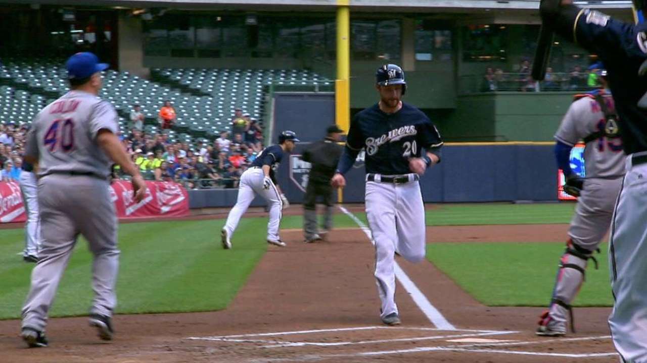 Brewers hand Colon, Mets 7th straight loss