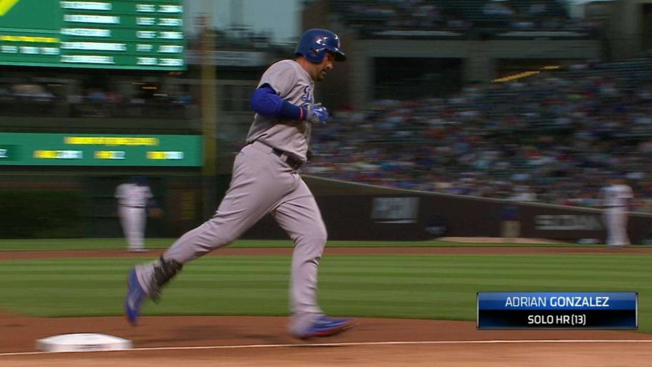 González, Turner jonronean y Dodgers detienen a los Cachorros