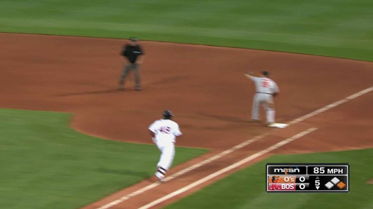 Norris induces double play