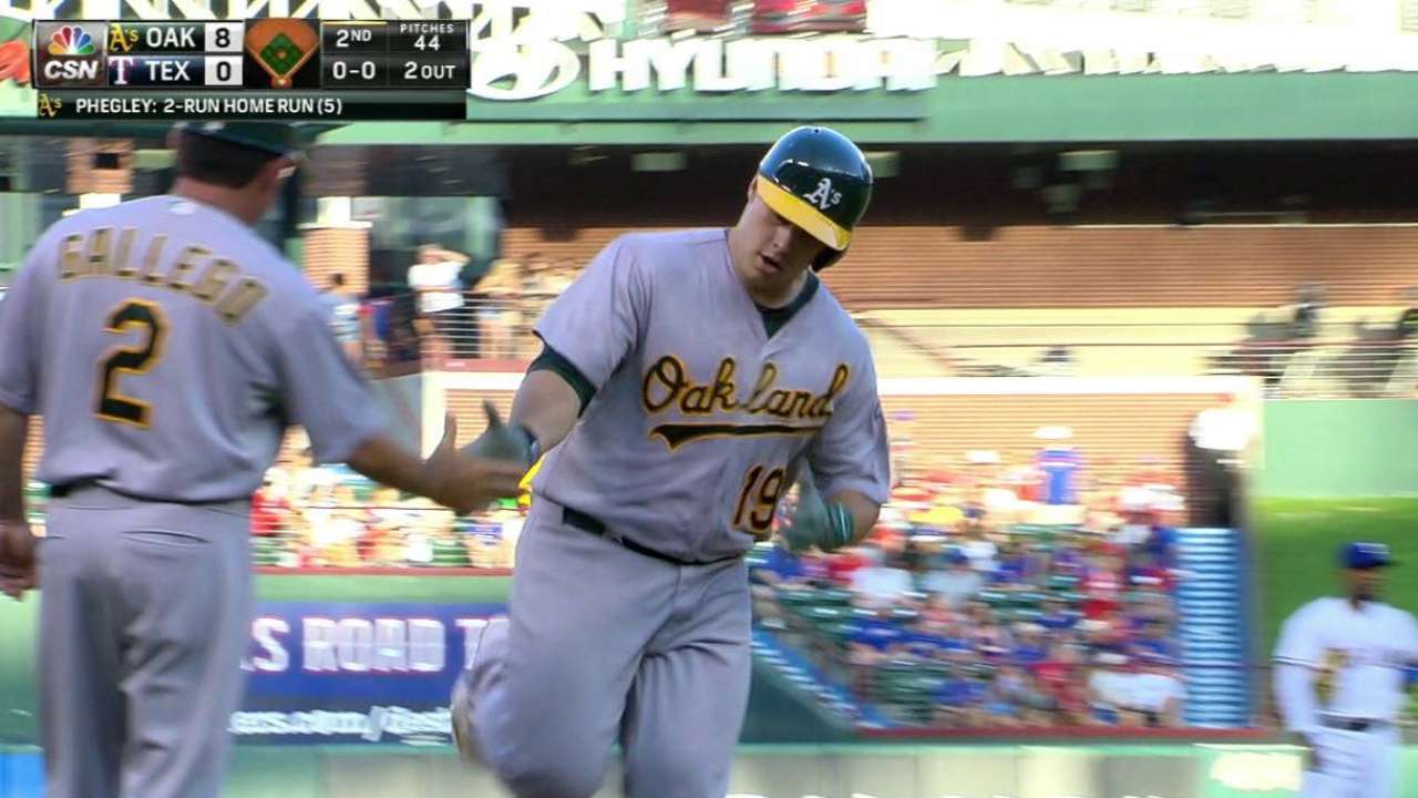 Phegley's two-run shot