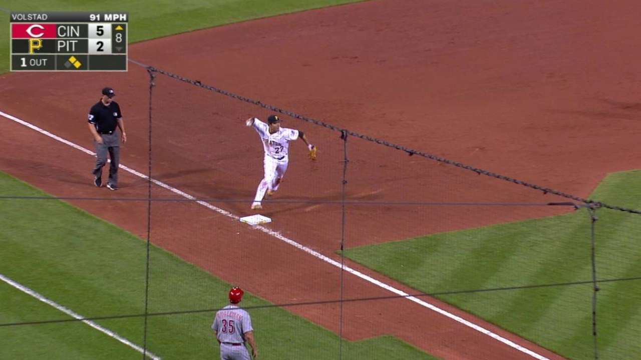 Kang starts double play