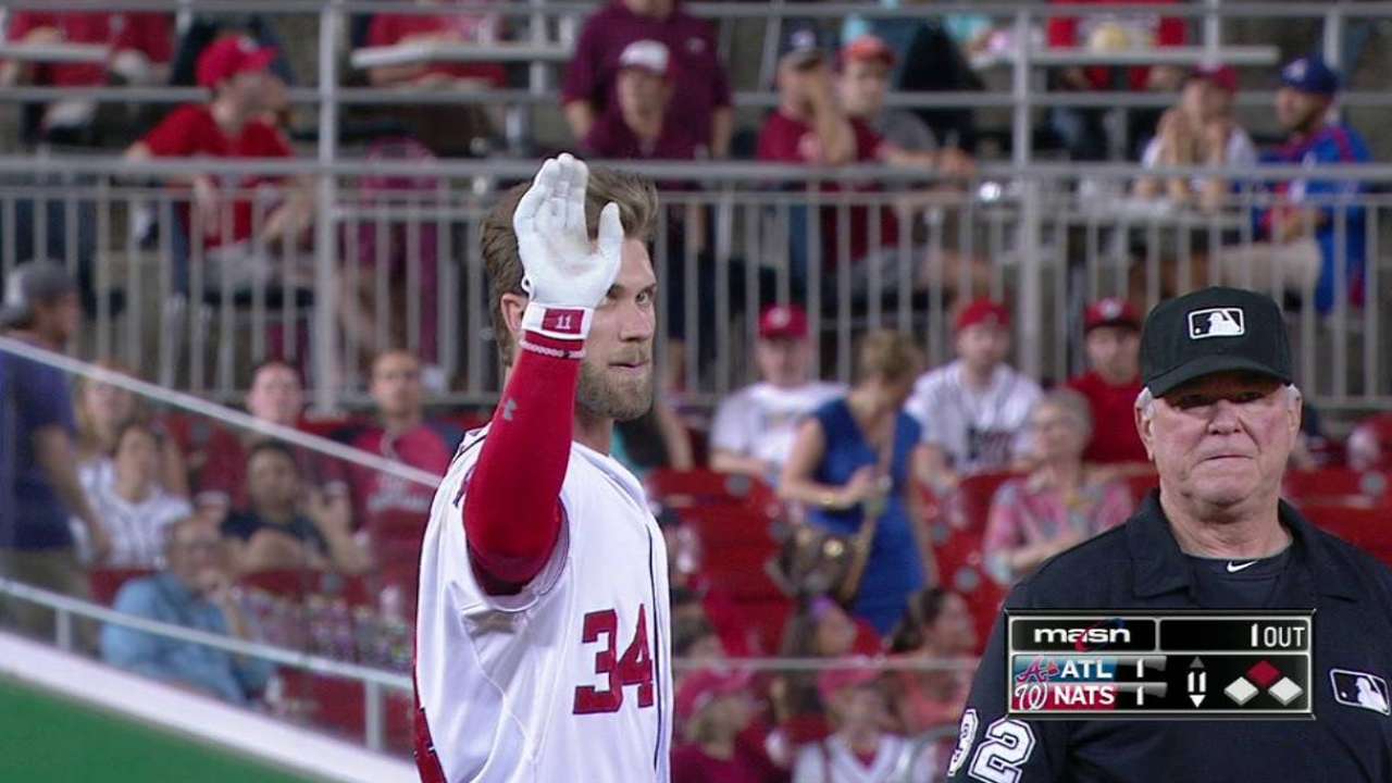 Harper pulls up with 'just a cramp' in 11th