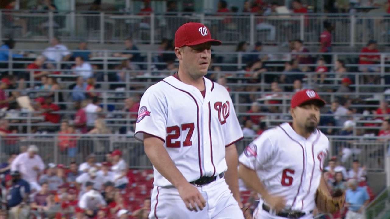 Zimm extends Nats starters' scoreless streak