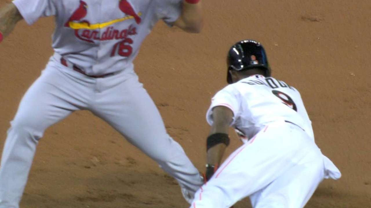 Gordon's 25th stolen base