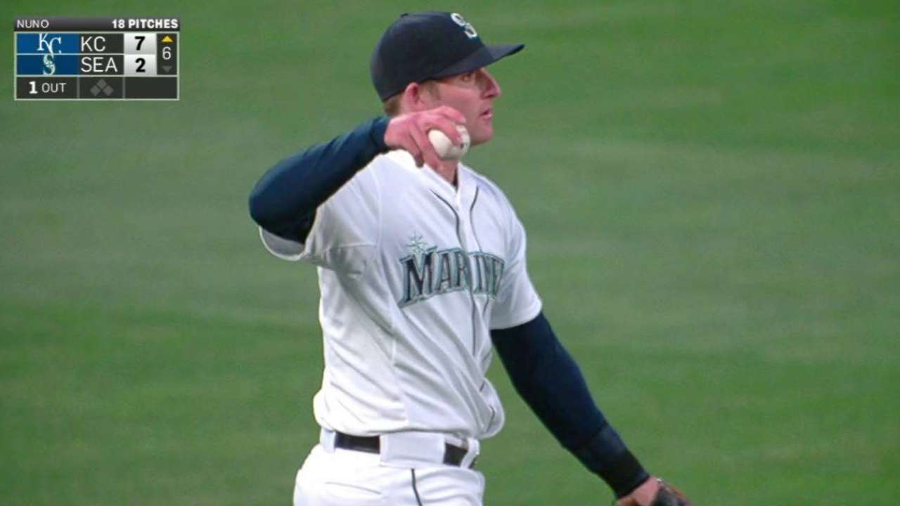 Miller's strong throw