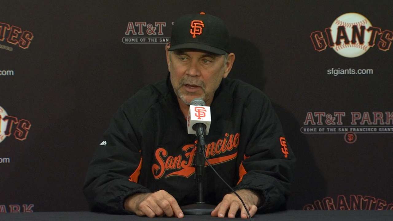 Bochy on win over Padres