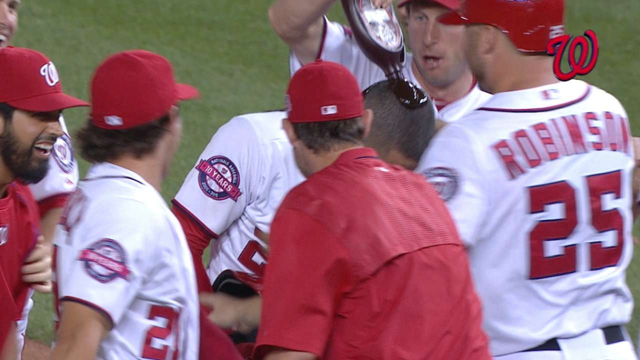Nationals sizzling in NL East