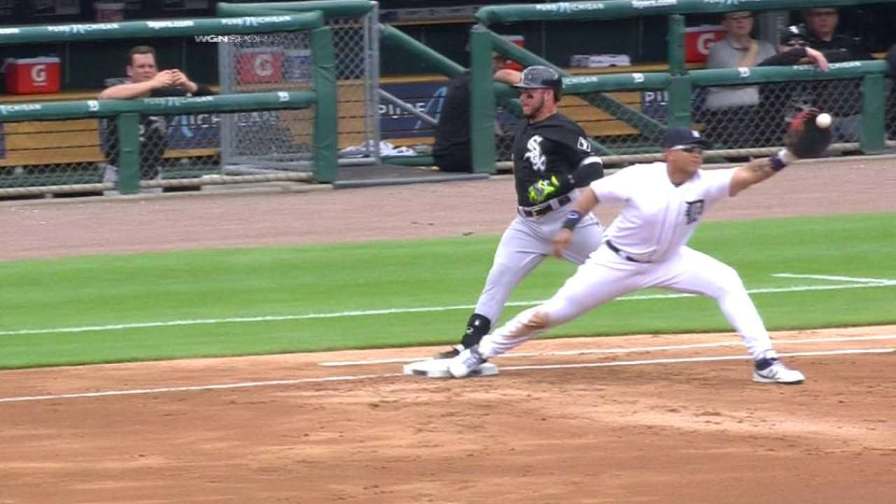 Sanchez ruled safe at first