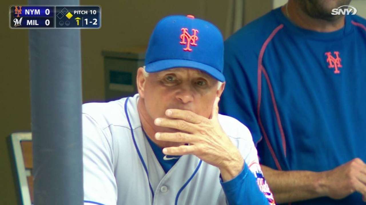 Mets booth on infield