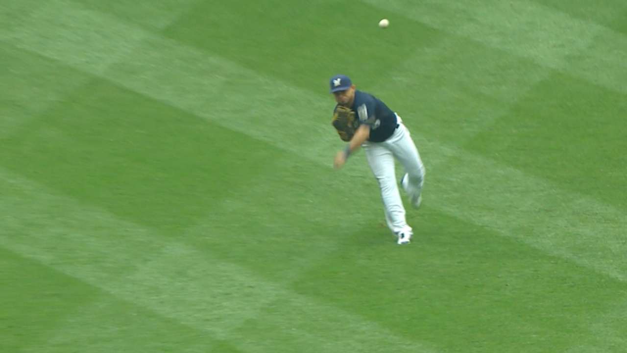 Parra nabs Cuddyer at the dish