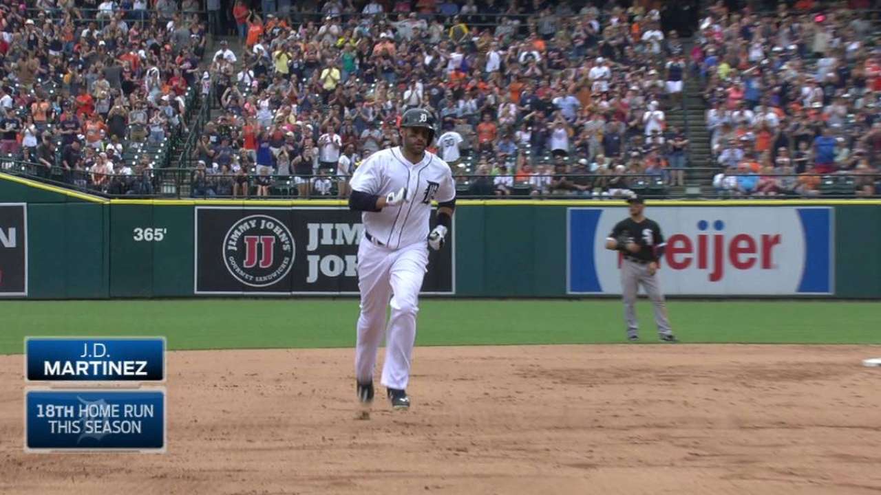 J.D. Martinez's two-run homer