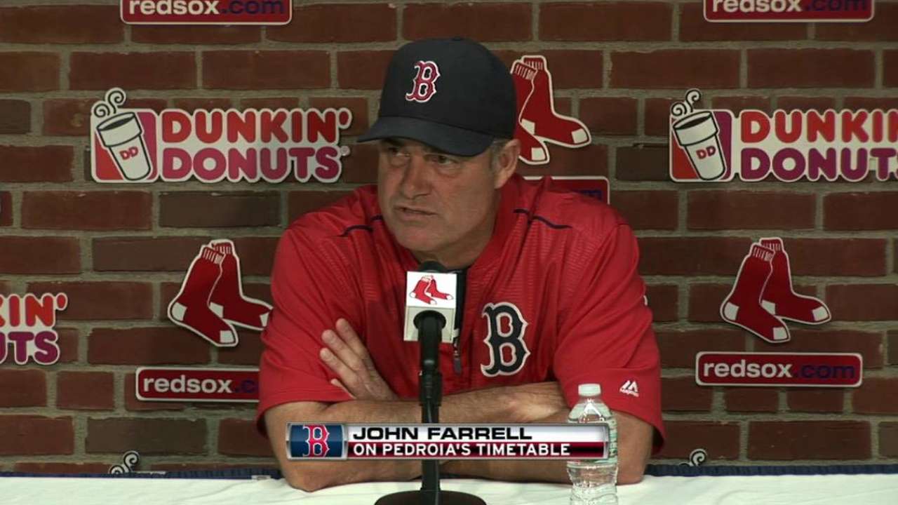 Farrell on Pedroia to DL