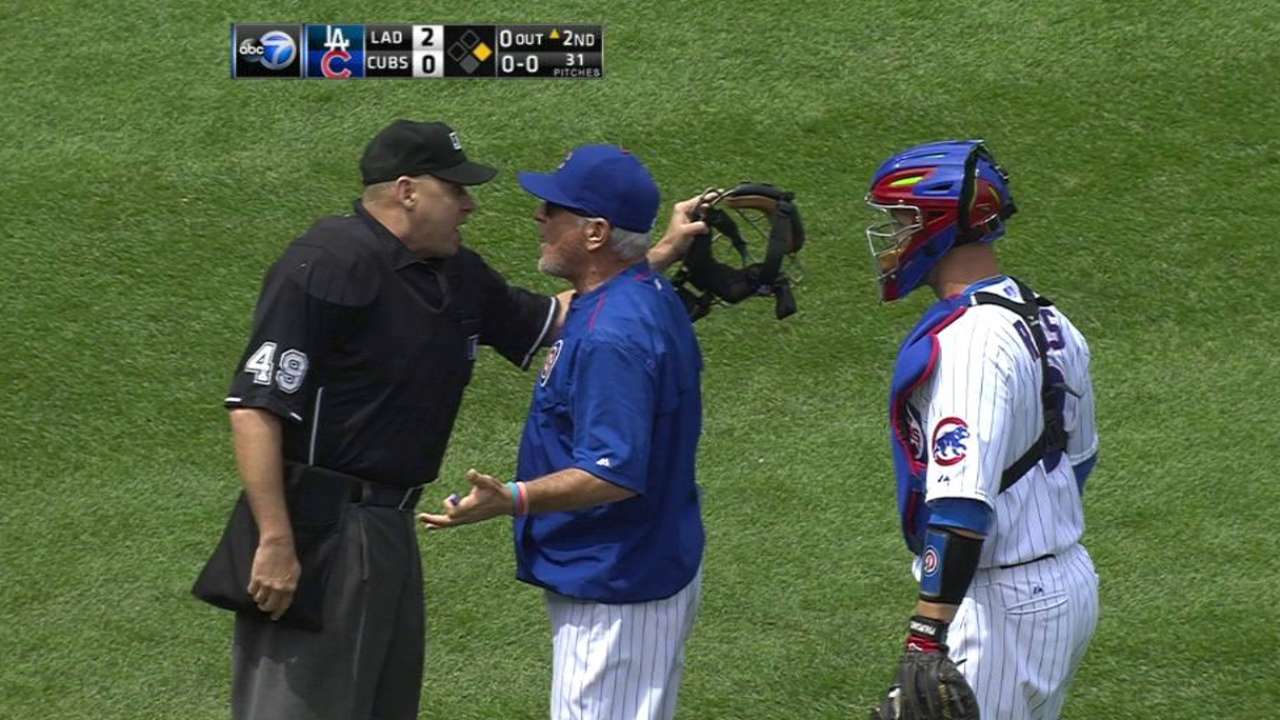 Lester frustrated, but not with home-plate ump