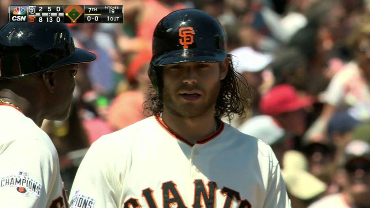 Crawford's RBI line-drive triple