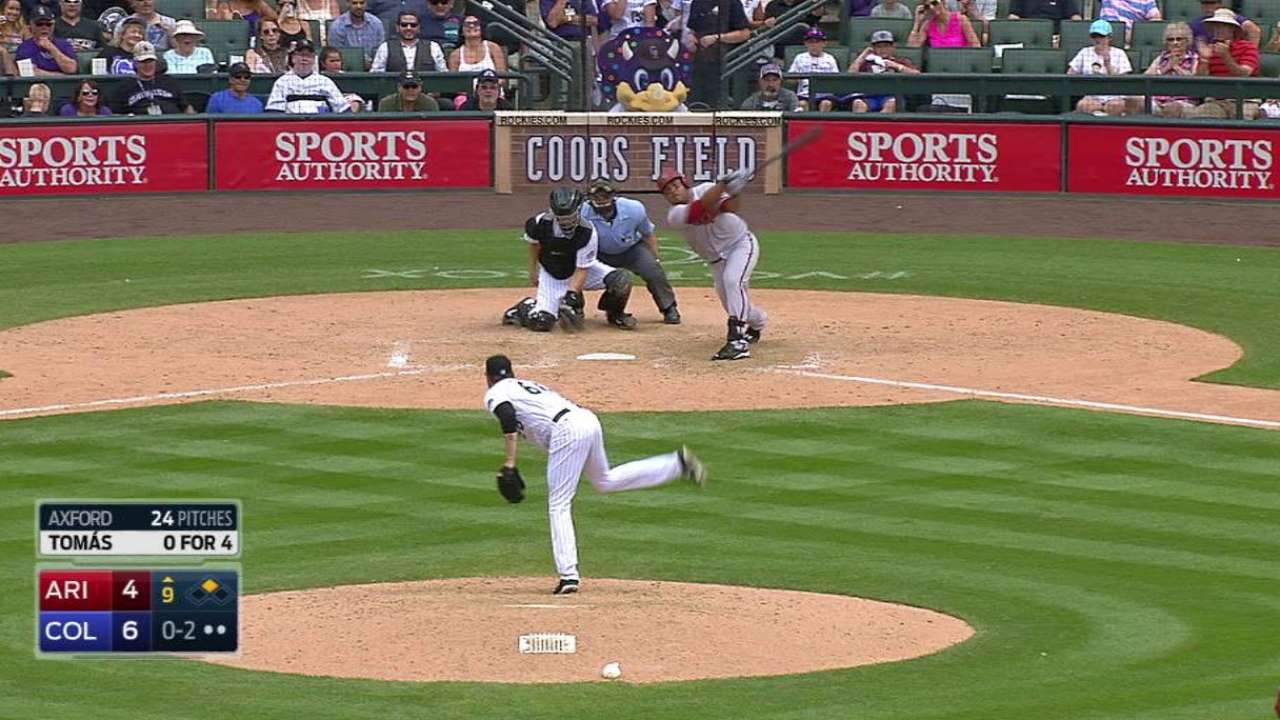 Baseball a 'haven' for Axford in return to Rox