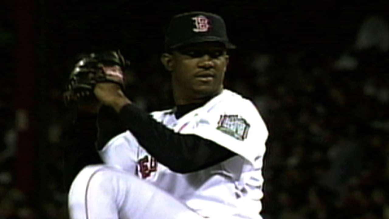 Pedro Martinez strikes out everybody