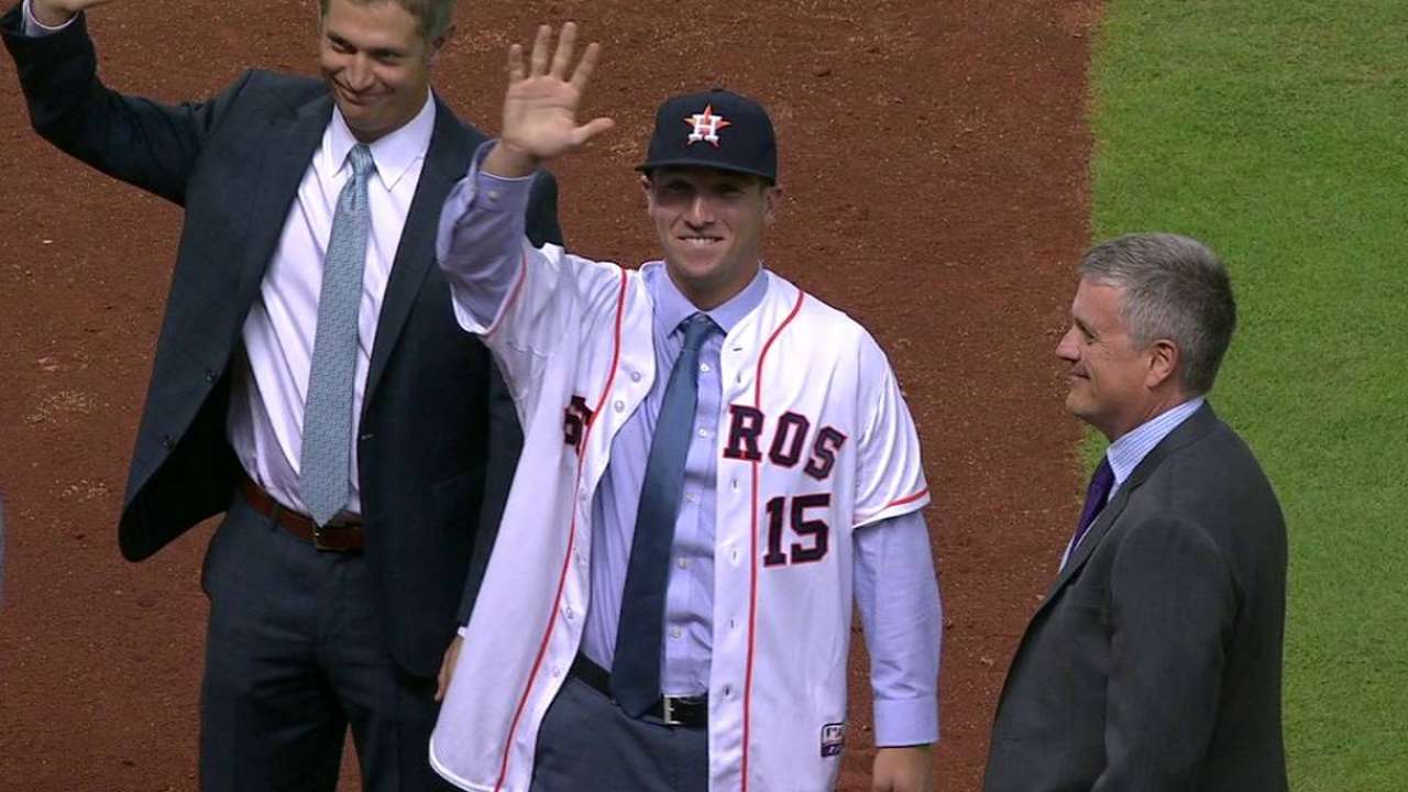 Bregman records his first professional hit in debut