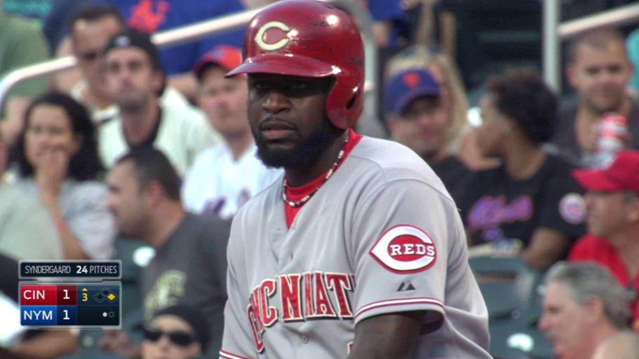 Phillips' hitting streak