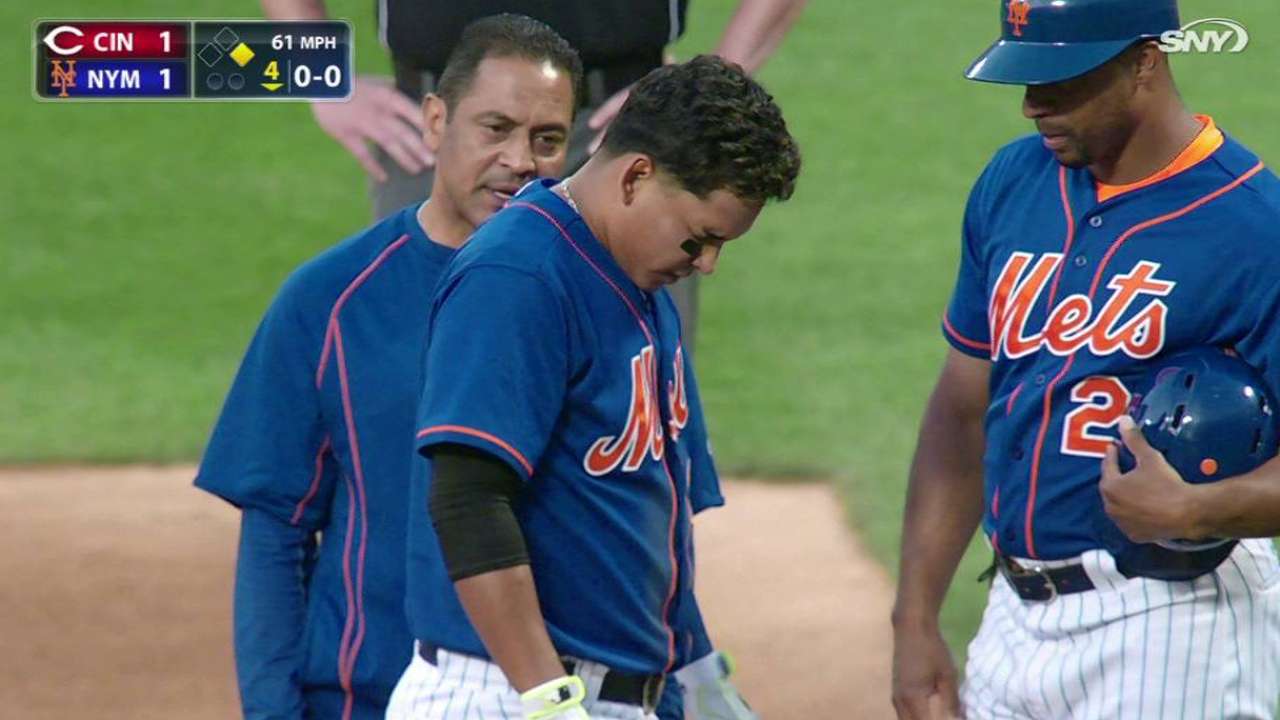 Tejada day to day with left elbow contusion