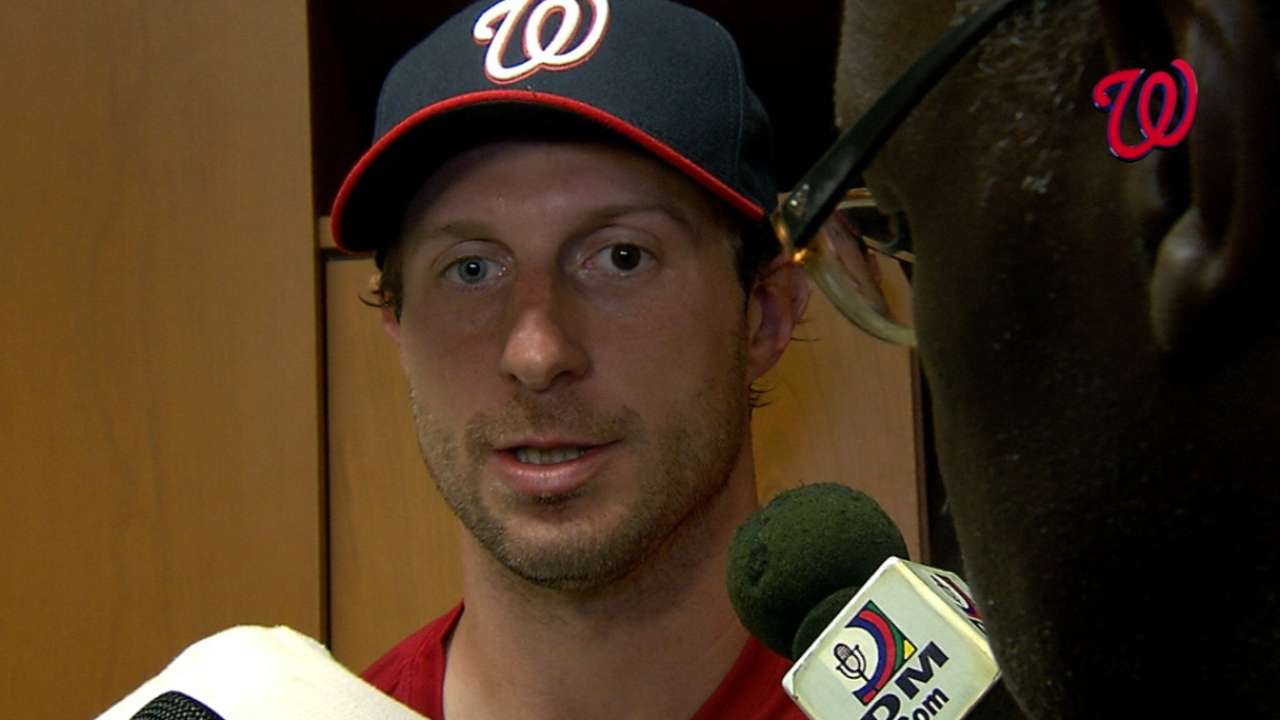 Scherzer on his outing