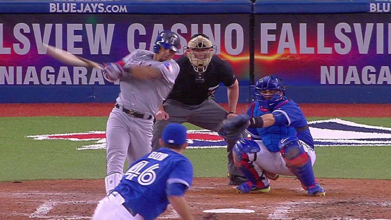 Gallardo siguió intratable y Rangers vencieron a Azulejos