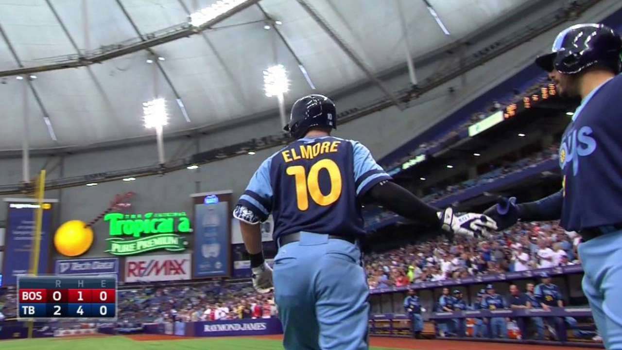 Elmore's homer lands in hallowed grounds