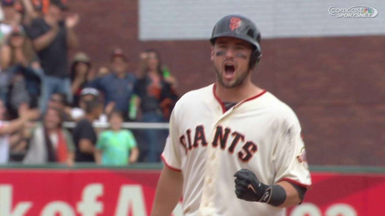 Susac's three-run double