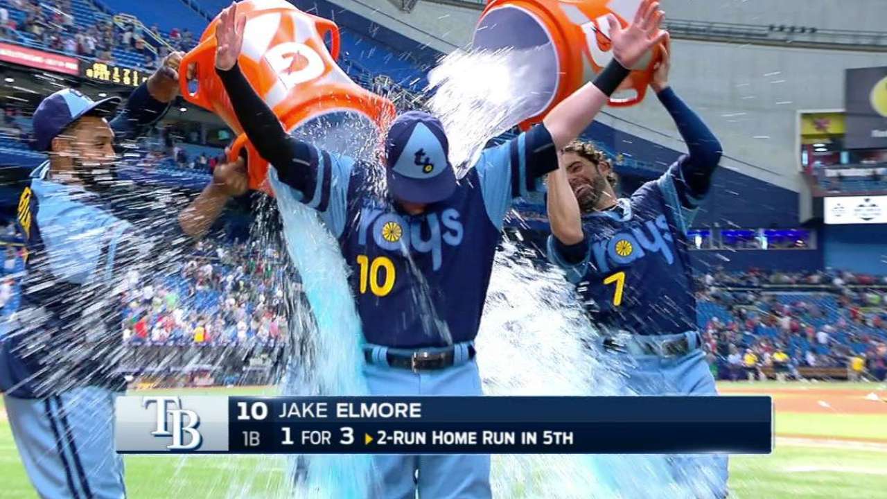 Elmore gets soaked after win