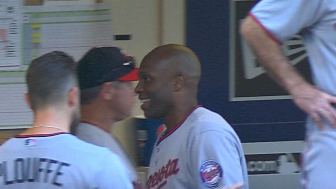 Hunter crushes way to 7th on Twins' HR list