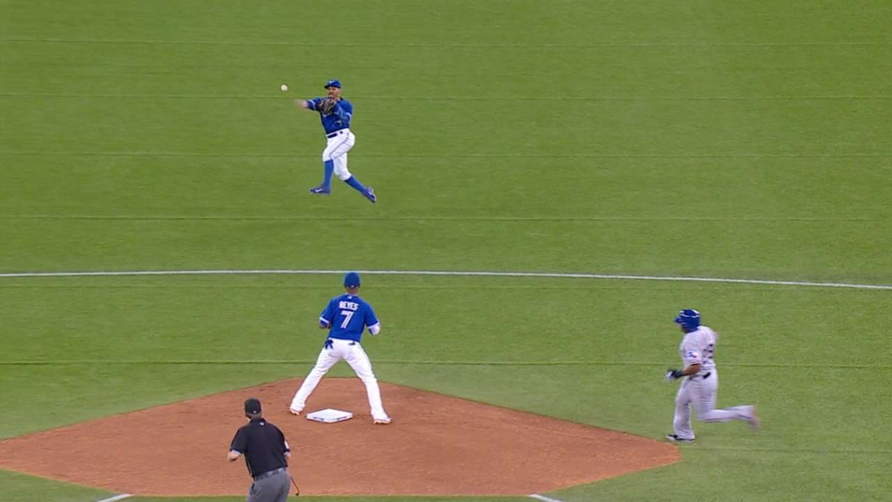 Must C: Travis backs up throw