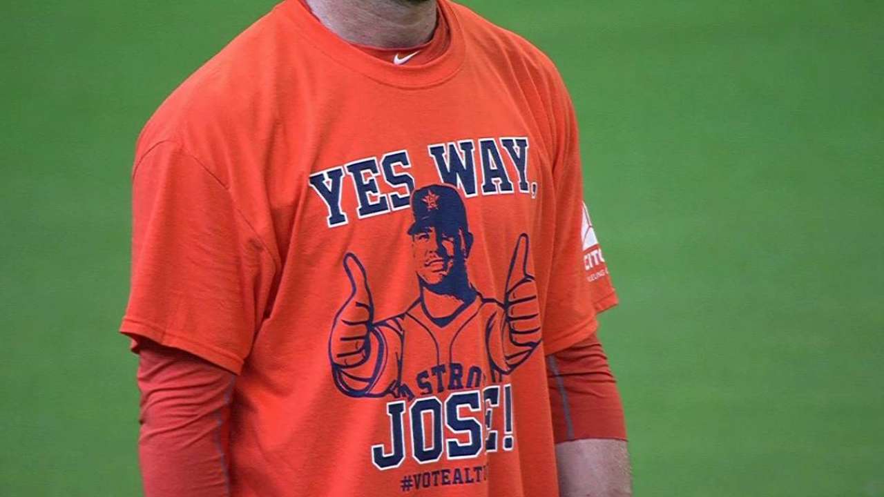 Altuve gets support from team