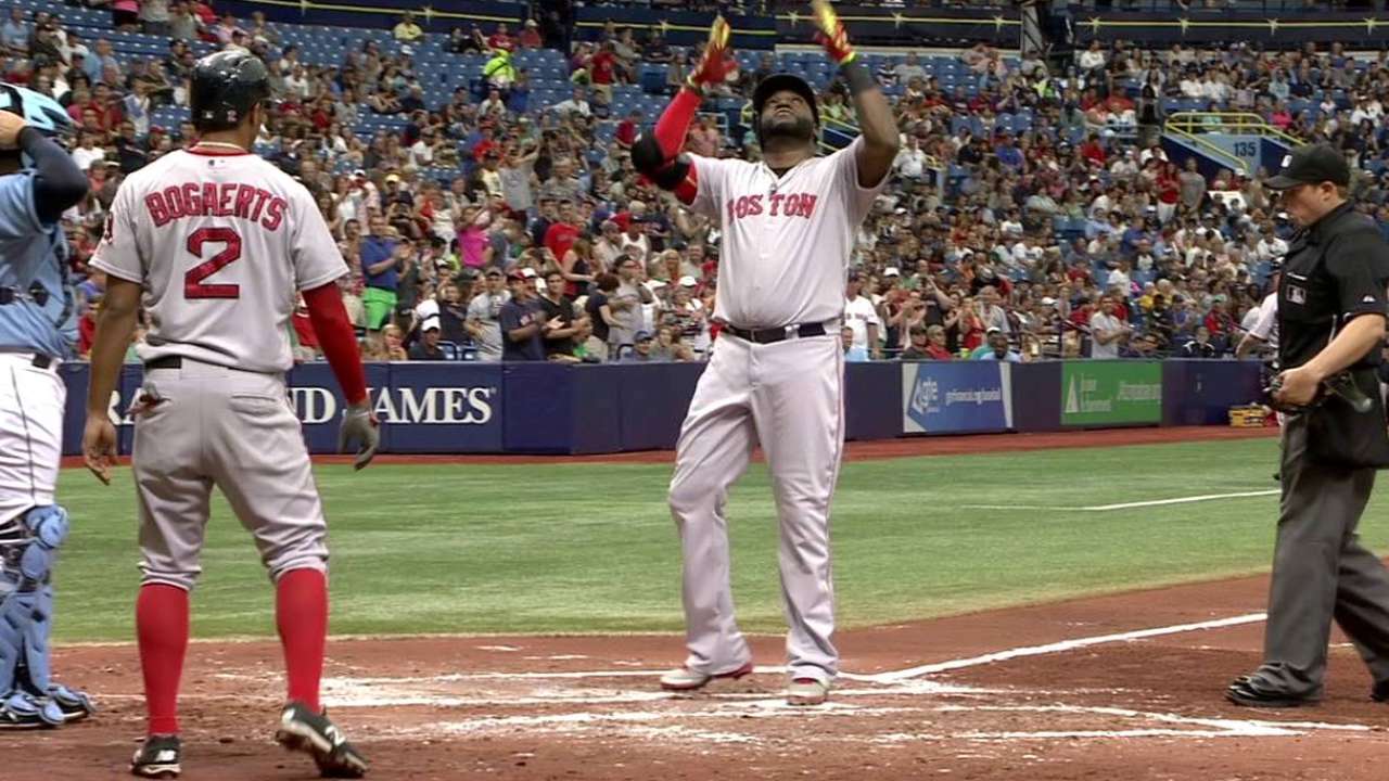 Red Sox hit three HRs, top Archer, Rays