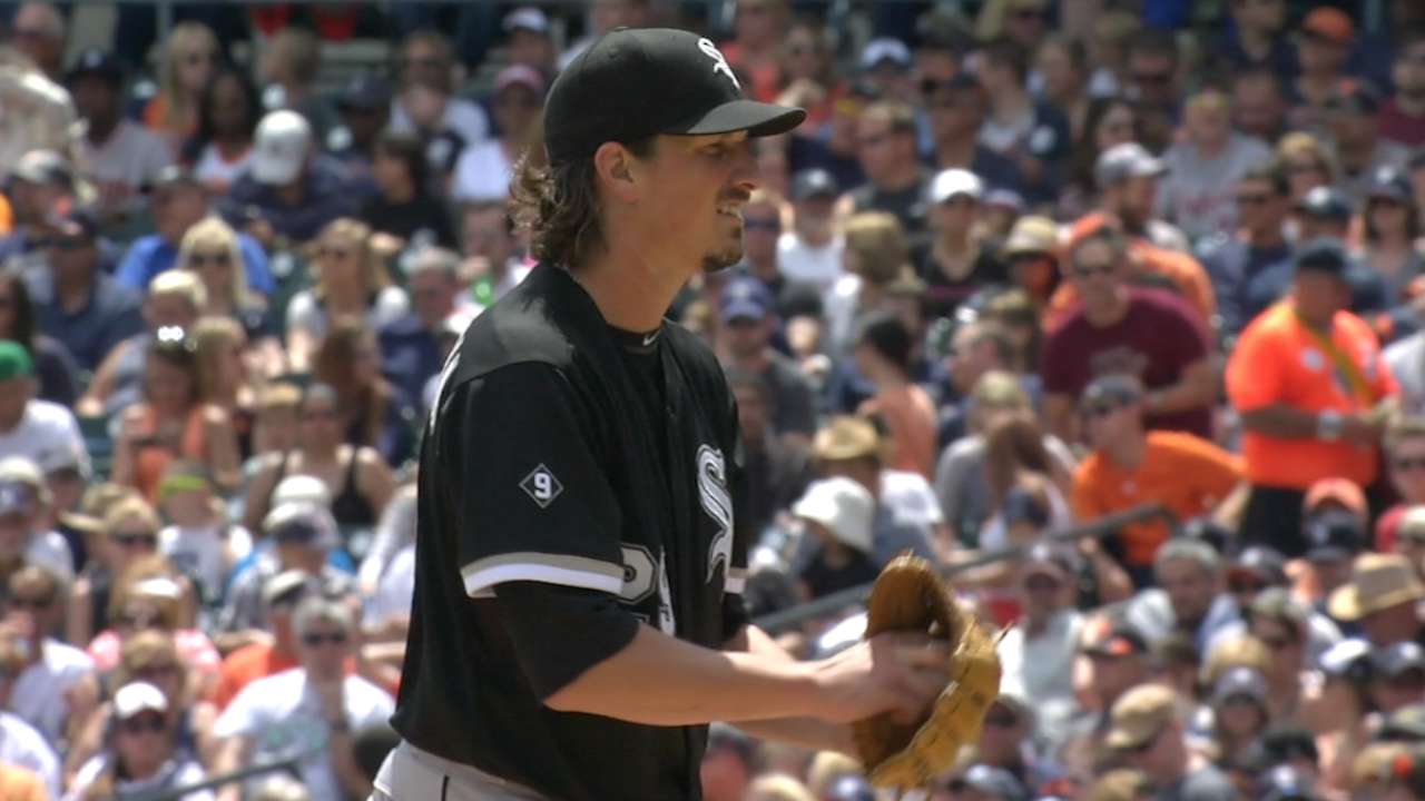 Samardzija pitches into the 8th