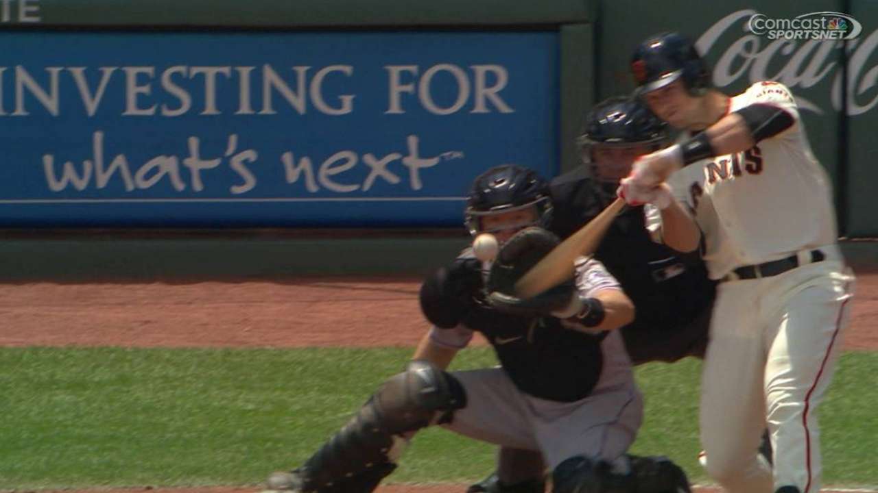 Posey's two-run single