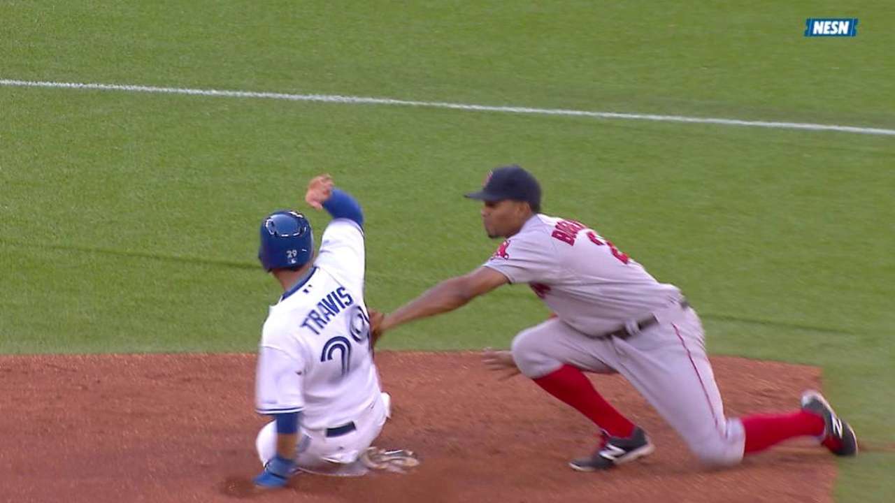 Red Sox turn two