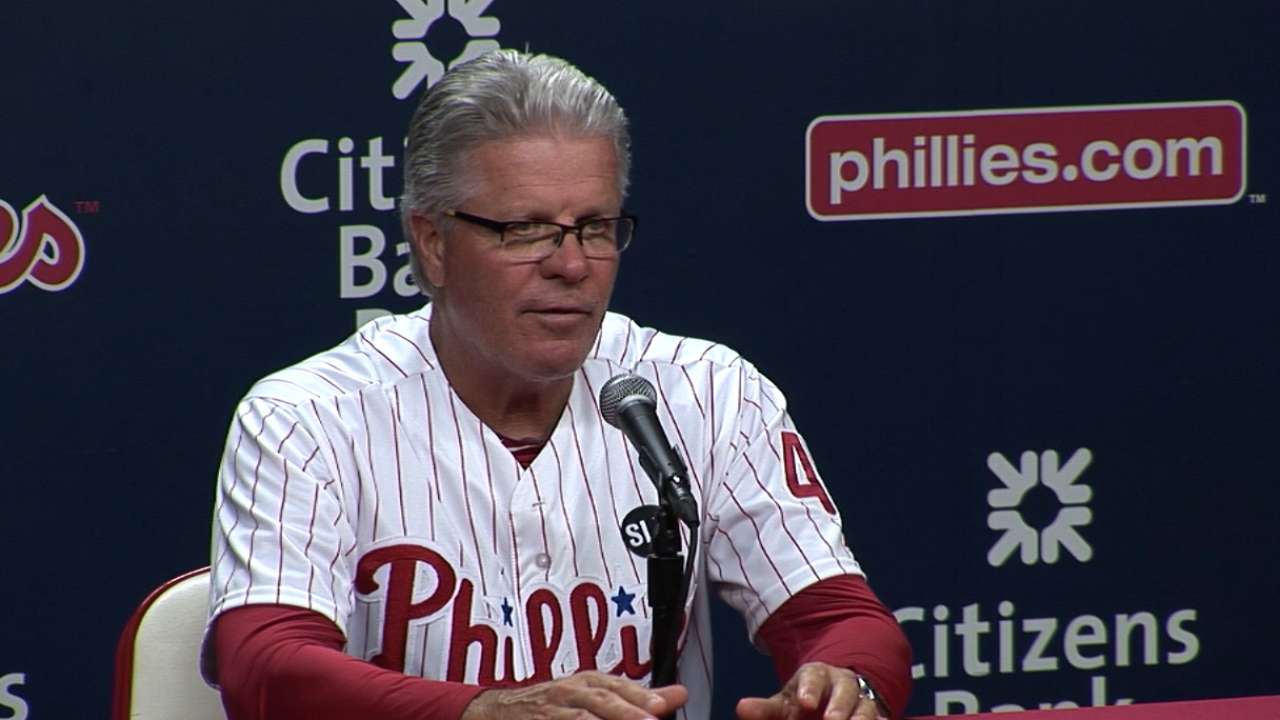 Mackanin will manage Phils for rest of season