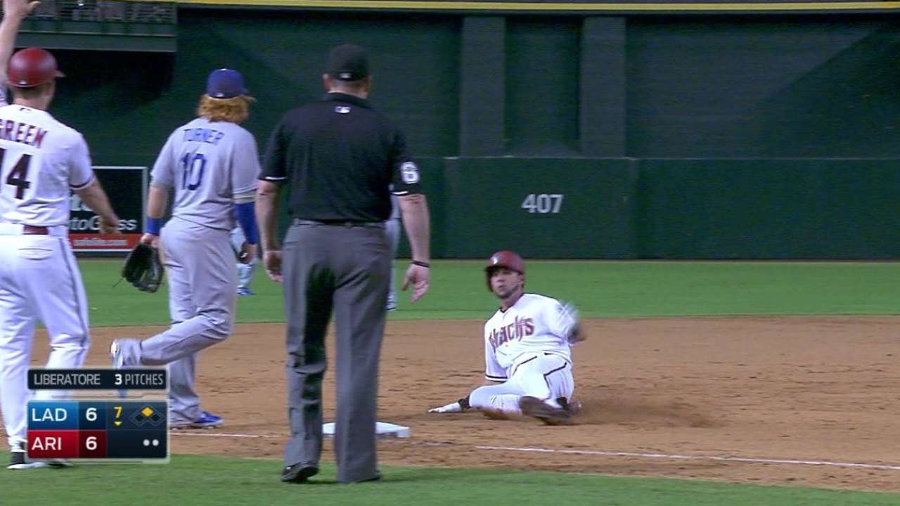 Peralta's two-run triple