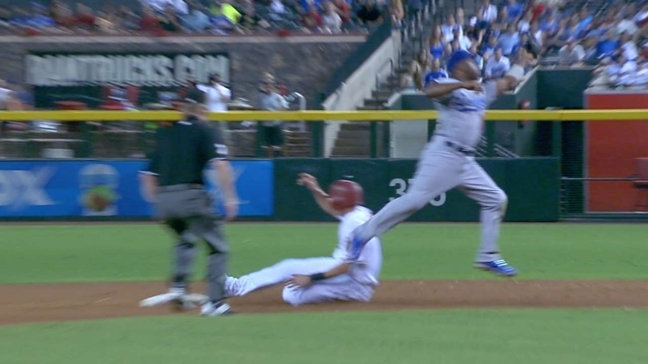 D-backs steal six bases